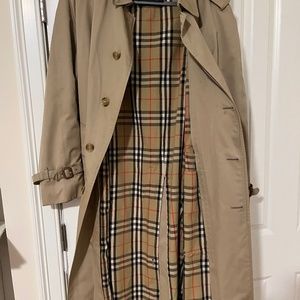 Burberry Mens Trench Coat